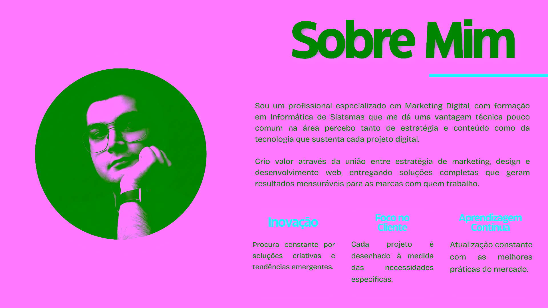 Portfolio page