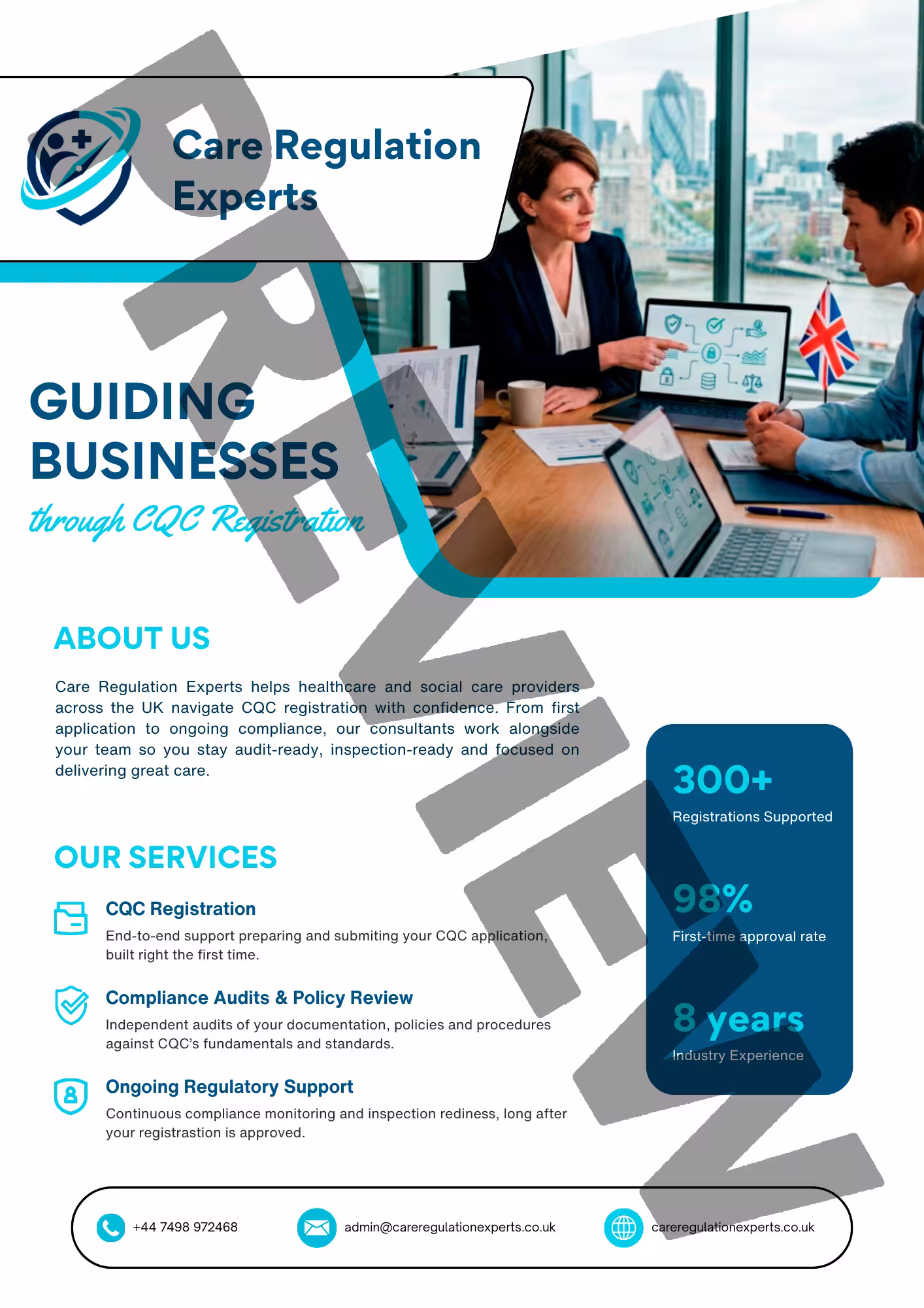 Flyer Care Regulation Experts